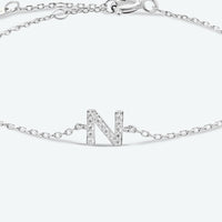 L To P Zircon 925 Sterling Silver Bracelet