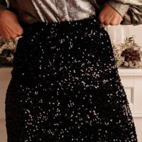 Sequin Mini Skirt