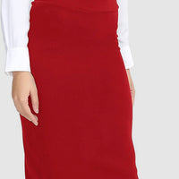 High Waist Wrap Skirt