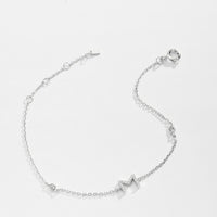 L To P Zircon 925 Sterling Silver Bracelet