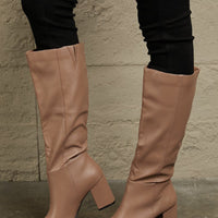 East Lion Corp Block Heel Knee High Boots