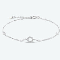 L To P Zircon 925 Sterling Silver Bracelet