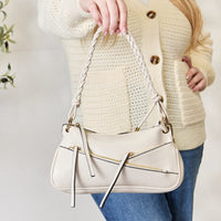 SHOMICO Braided Strap Shoulder Bag