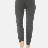 Leggings Depot Wide Waistband Slim Active Joggers