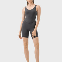 Wide Strap Active Romper