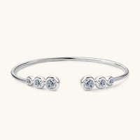 1.8 Carat Moissanite 925 Sterling Silver Bracelet