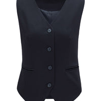 Pocketed Button Up Vest