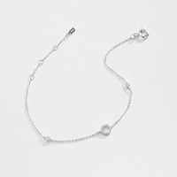 L To P Zircon 925 Sterling Silver Bracelet