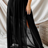 Slit High Waist Maxi Skirt