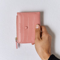 David Jones Texture PU Leather Mini Wallet