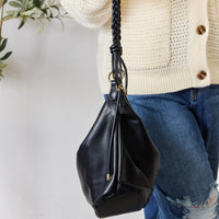 SHOMICO Braided Strap Shoulder Bag