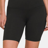 Zenana High Waist Active Shorts