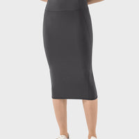 Slit Wrap Active Skirt