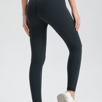 Wide Waistband Slim Fit Active Leggings