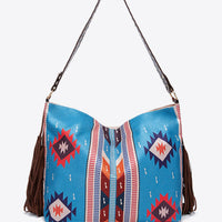 Geometric Canvas Tote Bag