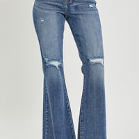 RISEN High Waist Distressed Fare Jeans