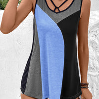 Color Block Tank Top