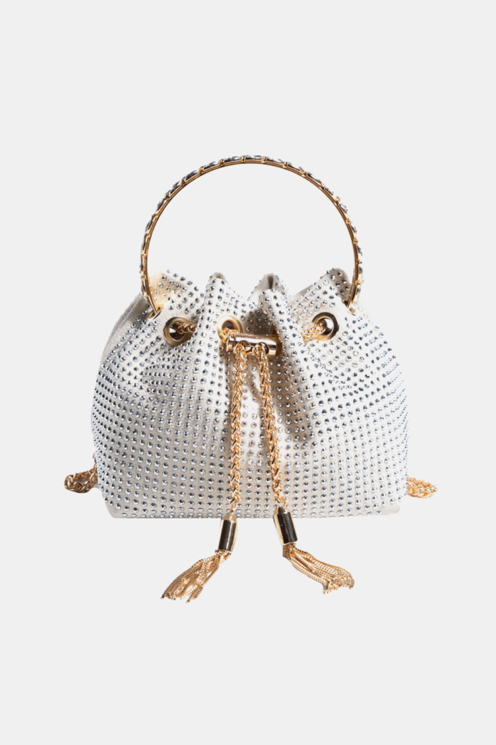 Glitter PVC Small Bucket Bag