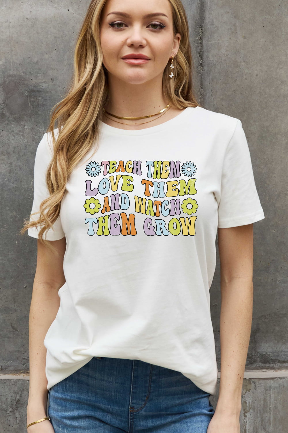 Simply Love Full Size Round Neck Graphic Cotton Tee