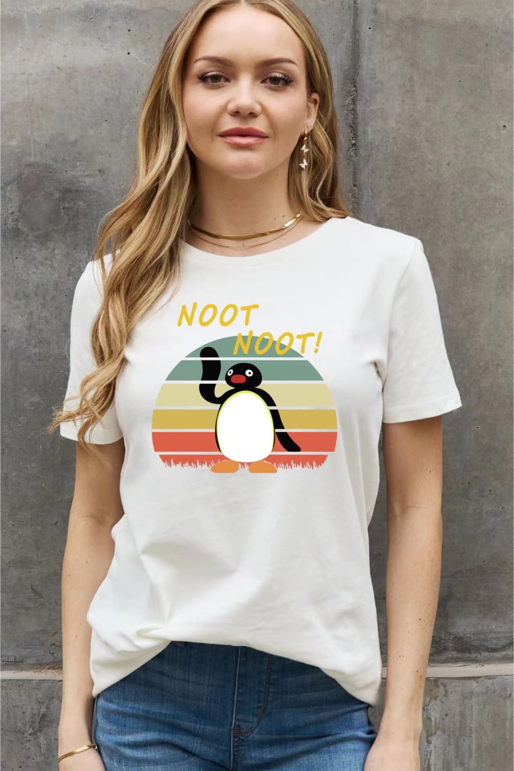 Simply Love Full Size NOOT Graphic Cotton Tee