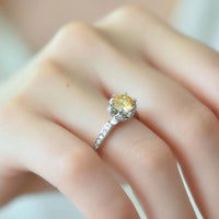 You'are My Lover 2 Carat Moissanite Ring