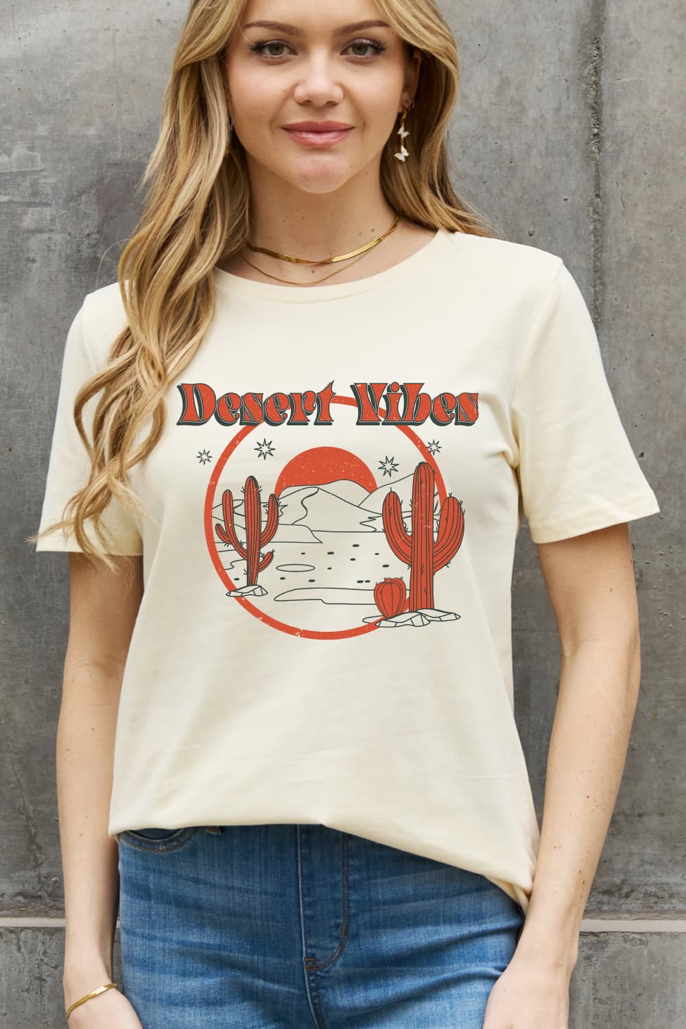 Simply Love Full Size DESERT VIBES Graphic Cotton Tee