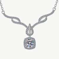 Right On Trend Moissanite Pendant Necklace