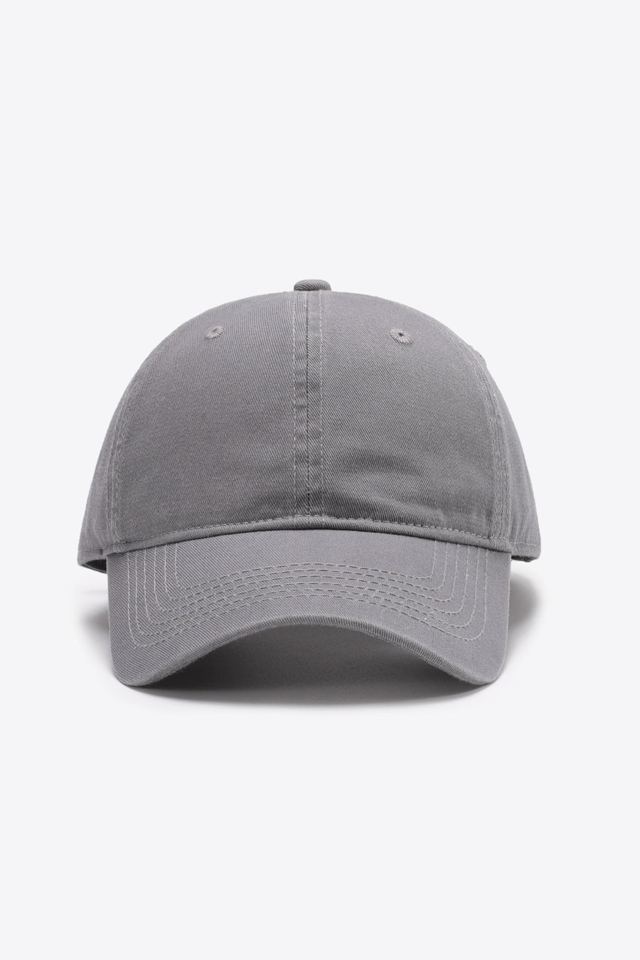 Plain Adjustable Cotton Baseball Cap