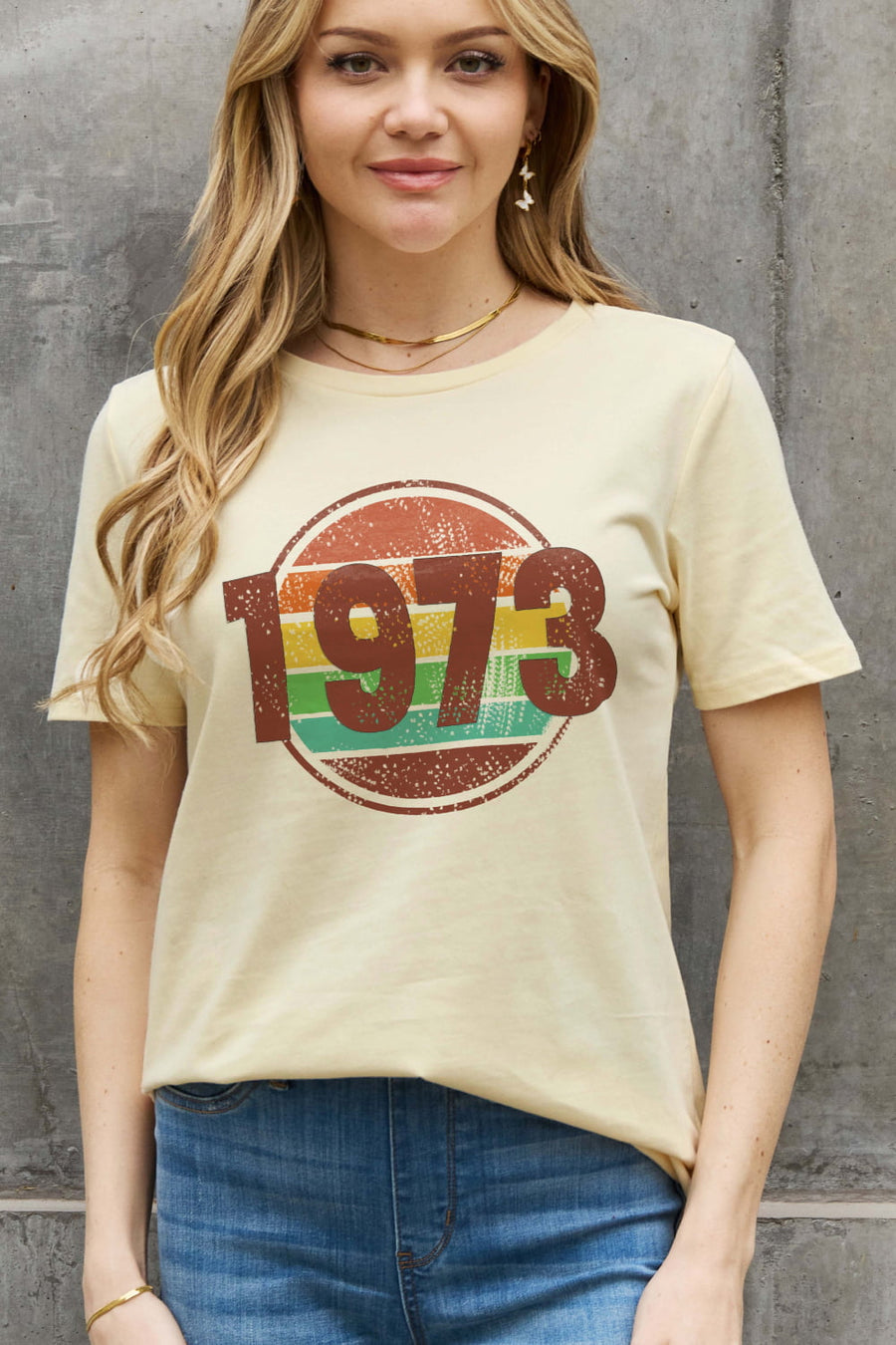 Simply Love Full Size 1973 Graphic Cotton Tee