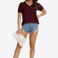 Short Sleeve V-Neck Tee