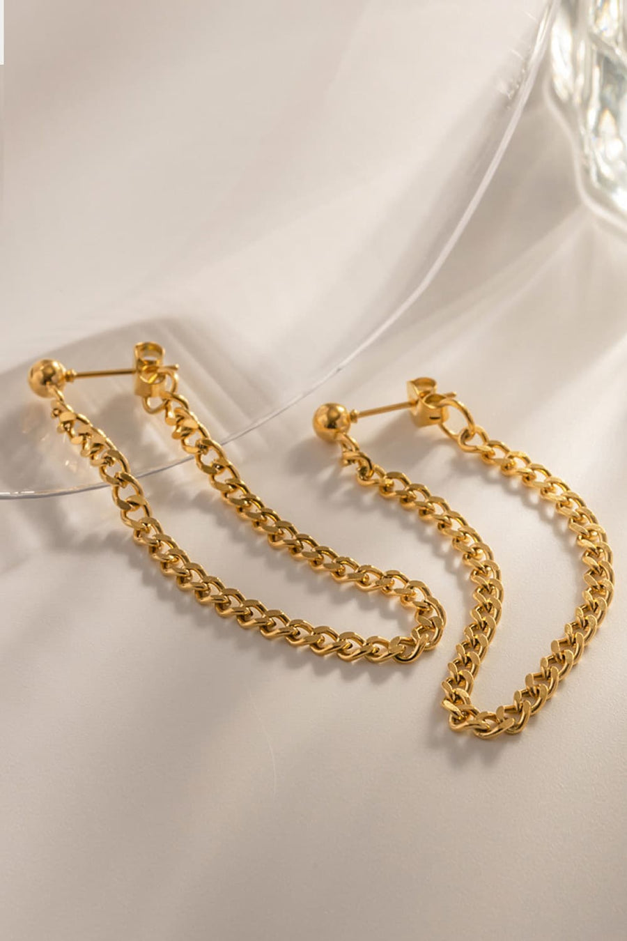 Stainless Steel Chain Earrings