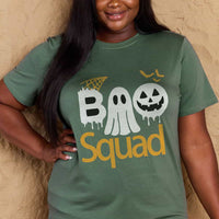 Simply Love Full Size BOO SQUAD Graphic Cotton T-Shirt