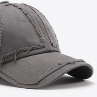 Distressed Adjustable Baseball Cap