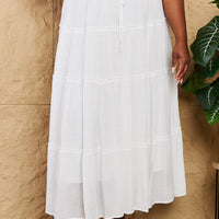 Sweet Lovely By Jen Places To Go Full Size Tiered Maxi Skirt