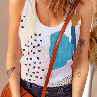 Printed Racerback Tank