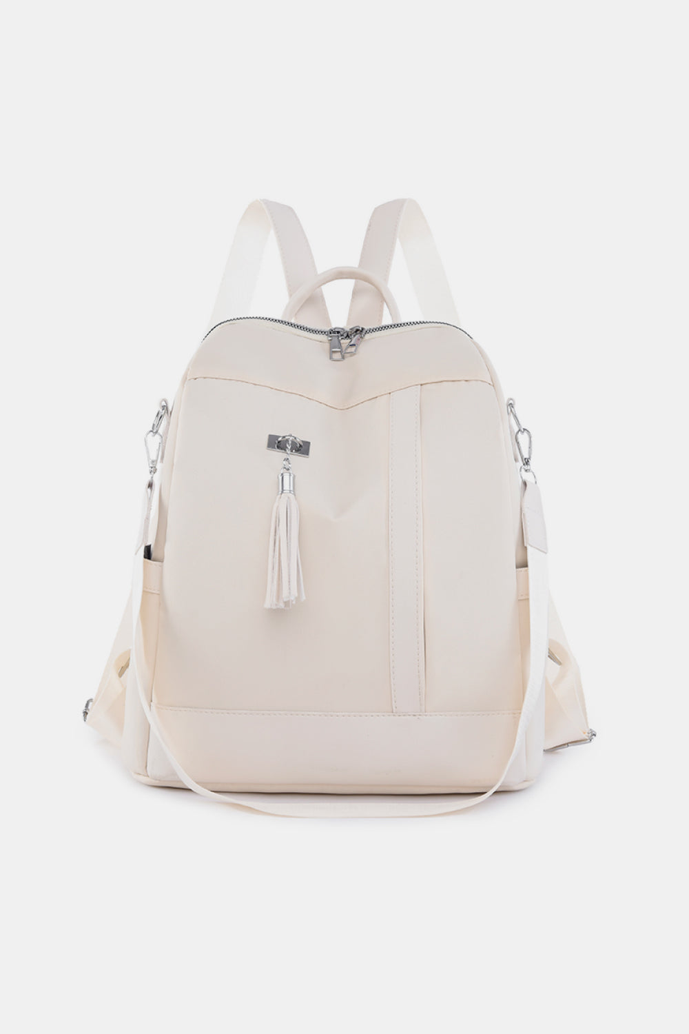 Oxford Cloth Tassel Decorated Backpack