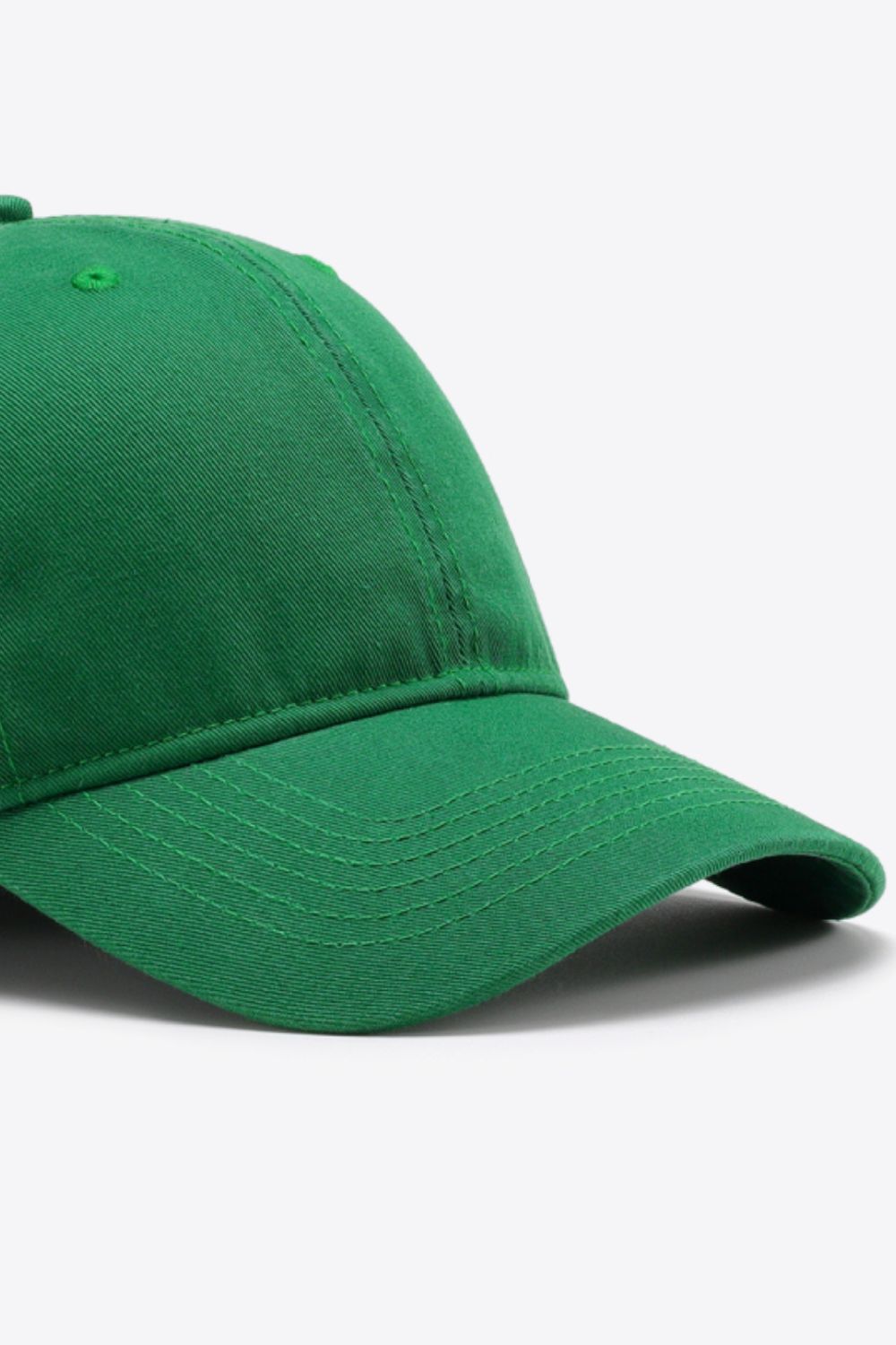 Plain Adjustable Cotton Baseball Cap