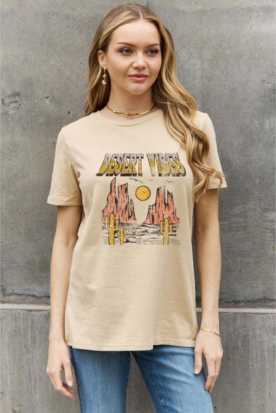 Simply Love Full Size DESERT VIBES Graphic Cotton Tee