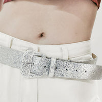 Glitter PU Leather Belt