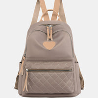 Heart Pattern Oxford Cloth Backpack