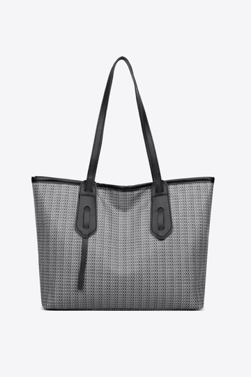 Faux Leather Tote Bag