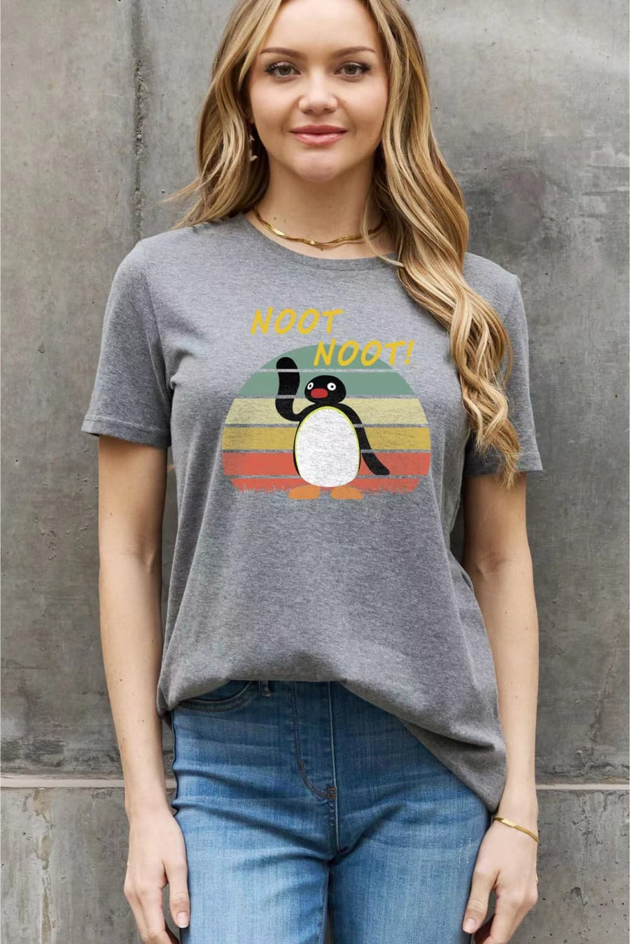 Simply Love Full Size NOOT Graphic Cotton Tee