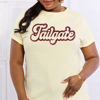 Simply Love Full Size TAILGATE Graphic Cotton Tee