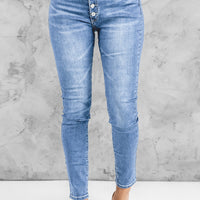 What You Want Button Fly Pocket Jeans