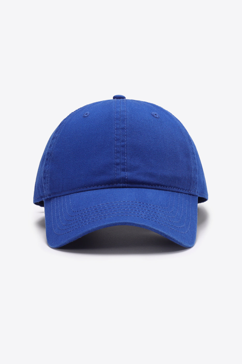 Plain Adjustable Cotton Baseball Cap