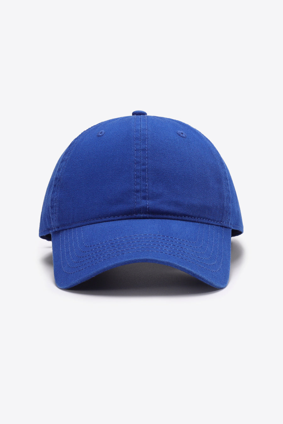 Plain Adjustable Cotton Baseball Cap