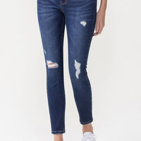 Lovervet Full Size Chelsea Midrise Crop Skinny Jeans