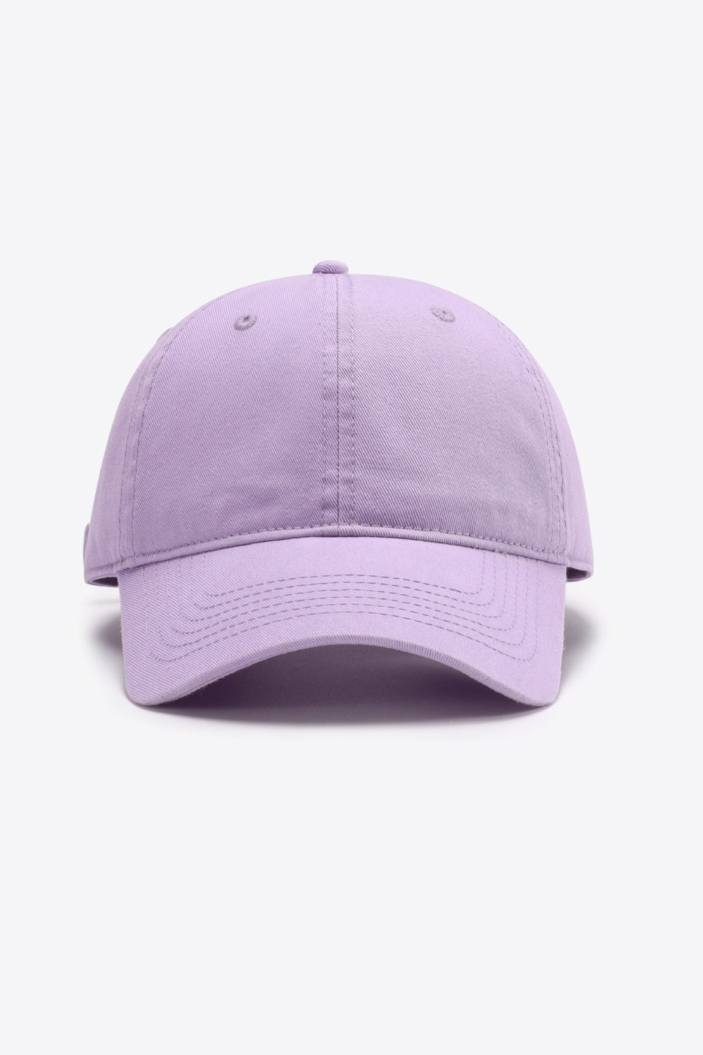 Plain Adjustable Cotton Baseball Cap