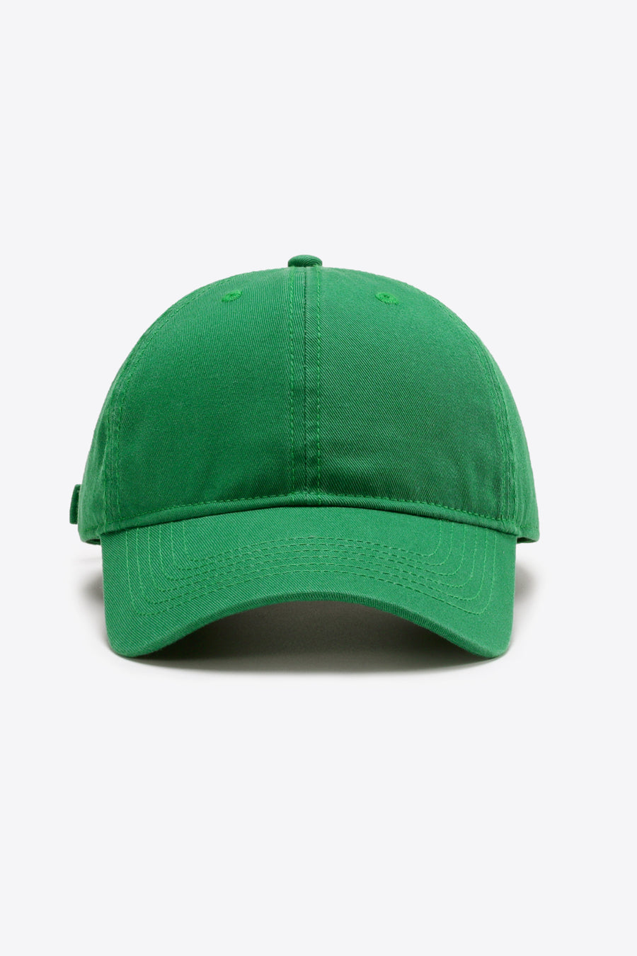 Plain Adjustable Cotton Baseball Cap