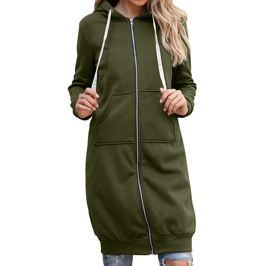 Hooded Mid-Length Jacket